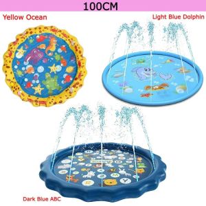 #Readystock Fun Sprinkle and Splash Water Spray Mat Portable Pool Inflatable/swimming pool