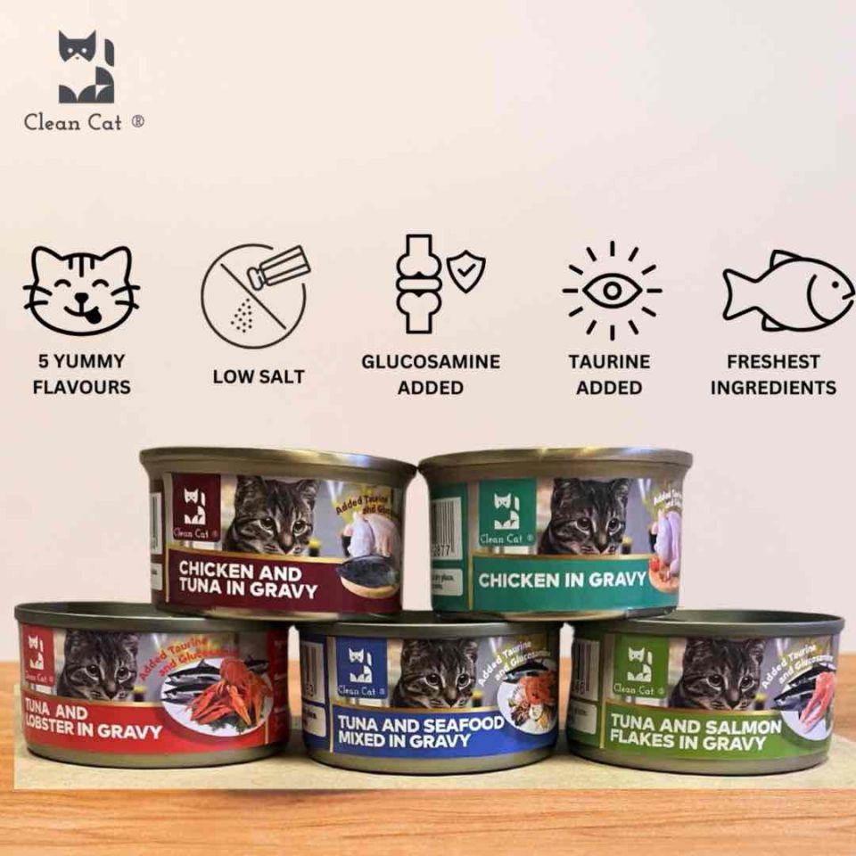 Clean Cat® Premium Cat Food Wet Food Canned Food 80 Grams & 85 Grams