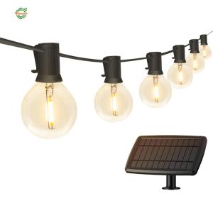 Solar String Lights Outdoor Shatterproof Bulbs Solar String Lights for G40 [Winnereco World]