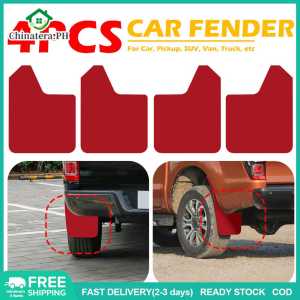 [Fast Delivery] 4pcs Car SUV Pickup Van Mud Flaps Mudguards Front Rear Fender Splash Guards