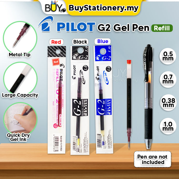 G2 Refill G2 Compatible Pens Pilot G2 Refill Gel Pen Black Blue