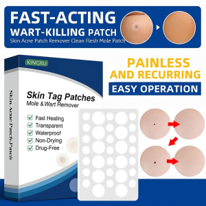Painless Skin Tag Patches Mole Wart Remover Safety Fast Skin Tag Remover Herbal Extract Stickers Plaster Wart Treatment No Pain Easy To Operate