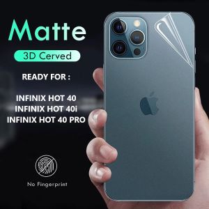 INFINIX HOT 40 HOT 40i HOT 40 PRO ANTI GORES HYDROGEL MATTE BELAKANG ANTI JAMUR SKIN GARSKIN BACK JELLY PELINDUNG