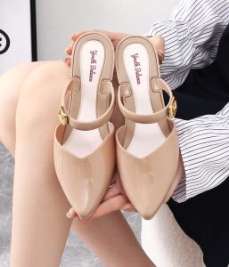 SANDAL BALANCE SLOP WANITA  TERBARU KARET JELLY PREMIUM KEKINIAN