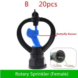 Springkler Butterfly kebun taman gagang berputar 360° paket 20pcs