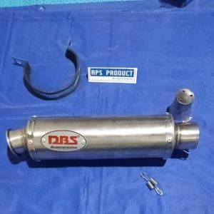 Silincer Tabung Knalpot Racing DBS Stainless Bonus DB Killer Dan Glasswooll