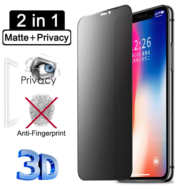 Privacy Screen Protector Iphone 11 For IPhone 11 Pro Max 3D Matte