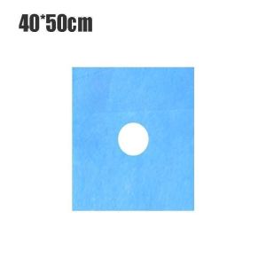 100Pcs/set Surgical Drape Sterile 40*50w/ 10cm Hole Disposable Eye Sheet