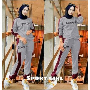 Setelan Olahraga Wanita Dewasa Set Sport Girl Ukuran Jumbo Model Terbaru Matt Babyterry fashion viral kekinian Good Qualty Premium
