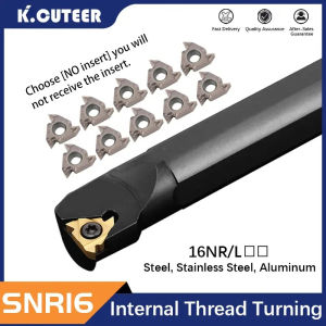 SNR0013M16 SNR0016Q16 SNR0020R16 SNR0025S16 CNC Internal Thread Turning Tool rod 16IR/NR Inserts Lathe SNR Holder
