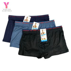 Combo 3 quần sịp đùi nam quần lót boxer nam cotton Việt Nhật mềm mại co dãn tốt