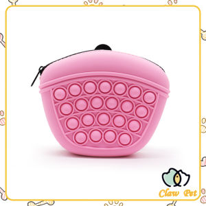 Dog Training Waist Bag Treat Snack Bait Dogs Soft Food Grade Silicone Waterproof Outdoor Feed Storage Pet Portable Bag