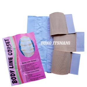 Korset Perekat Bodiline 3 Band | Corset Pasca Melahirkan / Stagen Pengecil Perut