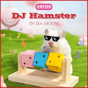 Hamster Wooden Rotating Cube Carno Climbing Toy Small Animal Climbing Playground Hedgehog Exploring