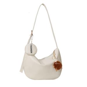 Chic and Functional PU Dumpling Underarm Bag Crossbody Shoulder Bags for Everyday Shopping and Social Occasions