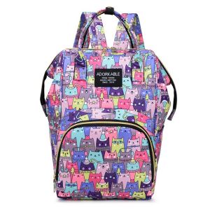 TAS BAYI 6005 - Tas Bayi Multifungsi ADORKABLE Tas Popok Baby Diapers Bag Tas Perlengkapan Bayi Travelling Ransel Backpack - H1