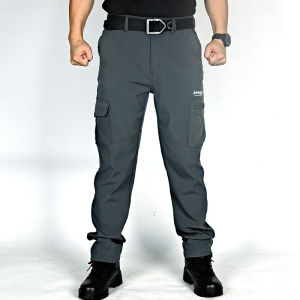 JEEP SPIRIT IX7/IX9 Waterproof Tactical Pants Men SWAT Combat Army Pants Casual Men Hiking Pants Outdoor Trousers Cargo Military Pants