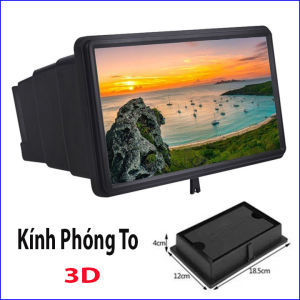 Kính phóng to màn hình 3D dành cho điện thoại Kính Phóng Đại 3D Màn Hình Kiêm Giá Đỡ Điện Thoại Siêu Nét FERADO