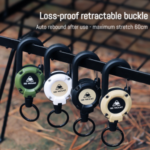 Retractable multifunctional rope with wire protection