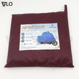 [HCM] Áo Bạt Phủ Xe Máy Vải Dù Phủ PU Chống Thấm 220x115cm Trùm Xe Lead SH Air Blade Vario Vespa KH