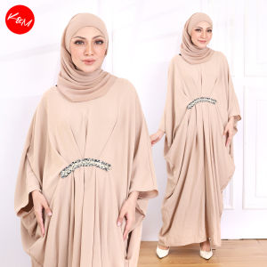 KM Loose Jubah  Cotton Batwing Dewi Jubah Muslimah [J661]