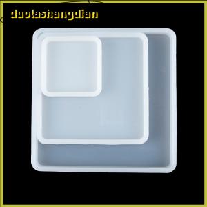 [Duola] Square Silicone Casting Epoxy Molds For DIY Resin Tray Coaster Jewelry Moulds