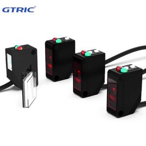 GTRIC E3Z-D61 Diffuse Reflection Photoelectric Sensor NPN PNP 12-24VDC Square Infrared Optical Switch Distance 30CM With Bracket