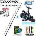 DAIWA Fishing Rod Set 1.65-2.7m Carbon Fiber Ultralight Rod And 500-7000 Full Metal Reel Complete Fishing Rod Set. 