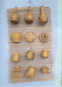 Trang trí Tết đồng quê 12 món bằng tre Mây tre trang trí 9 món  Mỹ nghệ đúc bằng sản xuất làm decore mang đậm phong cách  viêt nam