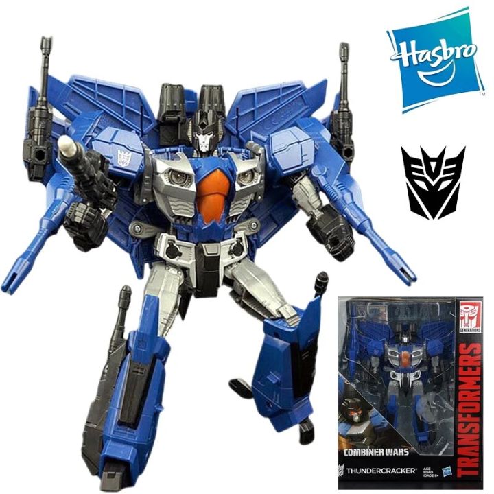 Hasbro Transformers Combiner Wars Idw Classic Thundercracker 22Cm Leader Class Original Action Figure Toy Collect Birthday Gift