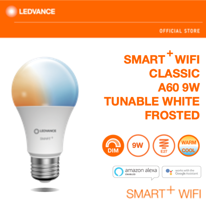 LEDVANCE SMART+ WiFi Classic A60 9W Tunable White E27 | Lazada Singapore