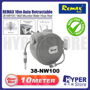 REMAX | SANIWARE 30m Auto Retractable Garden Hose Reel 1/2" Auto Rewind Wall Mount Water Pipe 38-NW303