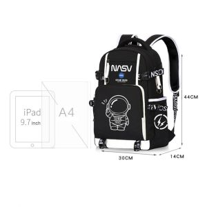 COD Waterproof Luminous Astronaut School Bag For Boys Grades