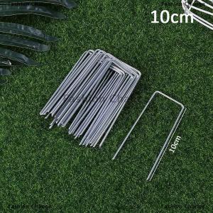 [COD] Fashion Change 20Pcs Landscape Staples U-Shaped Garden Pins Garden Stakes Staples Heavy Duty Yard Lawn Tent Stakes Securing Pegs For Weed