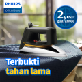 [EXTRA DISKON 20K] Philips Setrika Kering Classic HD1172/99 - Hitam Tapak Anti Lengket, setrika Philips, gosokan Philips. 