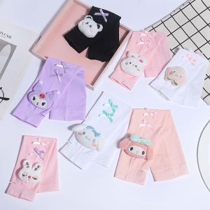 Ins Lovely Sanrio Hello Kitty Summer Ice Silk Gloves Kuromi Cinnamoroll My Melody Outdoor Arm Warmers of Thin Cartoon Sleeves