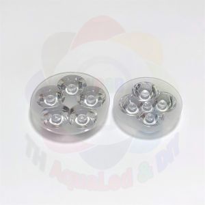 Chóa LED 5 chip thấu kính 5 LED Luxeon gom ánh sáng thừa để chiếu xa hơn mạnh hơn cho đèn trần đèn pin đèn rọi trang trí