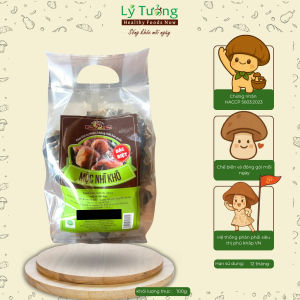 Mộc Nhĩ Khô Lý Tưởng Nấm Mèo Khô Lý Tưởng 100g - Thực phẩm An Toàn & Tốt cho Sức Khỏe