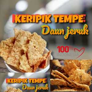 Keripik Tempe Kedelai Tepung Daunjeruk