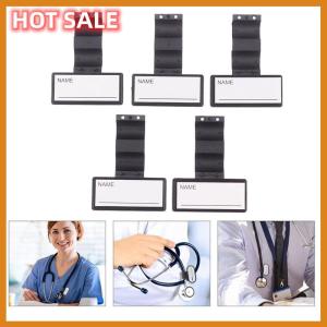 🔥🔥🔥dingdaocunz 1 5Pcs Name Tag Stethoscope Identification Tags Id Custom Magnets Holder Clip Badgelabel Tube Nametags Magnetic Plate Badges