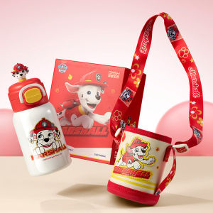 Paw Patrol Childrens Thermos Cup Student School Dedicated Water Cup Portable Large-Capacity Water Bottle Straw Cup 316L