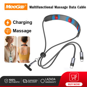 MeeGoo Multi-functional Massage Data Cable 100W Fast Charging Cable 1.4M 3 Modes To Relax The Neck 100W Max Fast Charging
