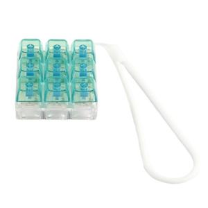 ไฟ Led หลากสีคีย์บอร์ด9ปุ่มพวงกุญแจของเล่นปลดปล่อยความเครียดของขวัญสำหรับผู้ทดสอบสวิตช์แป้นพิมพ์