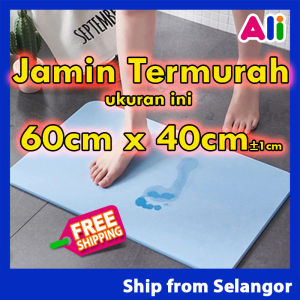 Diatomite Mat Natural Diatomaceous Earth Pad Absorption And Quick-Drying Diatomate Mat [BIG SIZE 39 x 60cm]