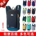 ◘ Decathlon backpack leisure backpack outdoor sports men and women of portable mini students small bags can be customized. 