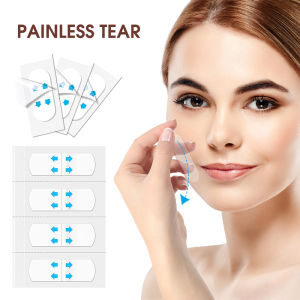 80Pcs Face Lifting Sticker Invisible V Shape Tape Waterproof Firming Chin Fade Fine Lines Tighten Beauty Tool