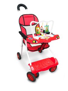 Ghế đẩy xe đẩy dạng ghế ngồi gấp gọn có nhạc cho bé