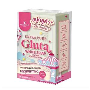 Authentic Extra Pure Gluta White Soap from Thailand with Free Soap Mesh