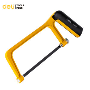 Deli เลื่อยตัดเหล็ก พร้อมใบเลื่อย เลื่อยเหล็ก โครงเลื่อย เลื่อยคันธนู โครงเลื่อยตัดเหล็ก เลื่อย ขนาด 6 7 8 9 10 11 12 นิ้ว Hand Saw