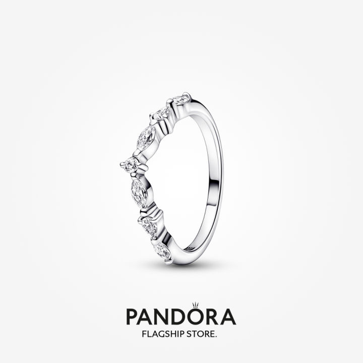 Sterling Silver Ring Beaded Wish Ring Pandora Pandora Sterling